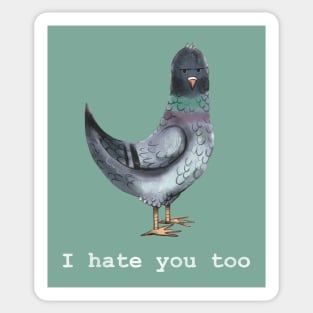 Angry Pigeon Sticker